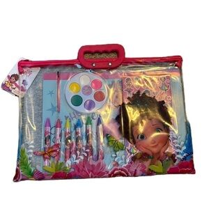 Disney Fancy Nancy Art Set Kit NEW Crayons Paint Coloring Stickers